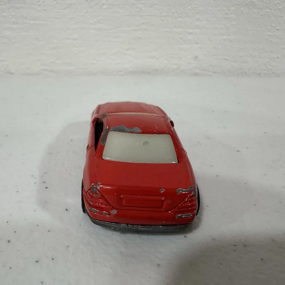 Vintage Hot Wheels 1997 Mercedes-Benz SLK Red Diecast Car Collectible Toy